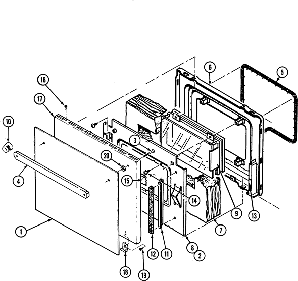 Jenn-Air W131W Oven | Partswarehouse