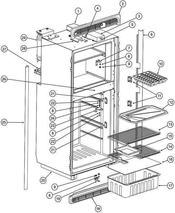 Norcold De0061 Series Partswarehouse