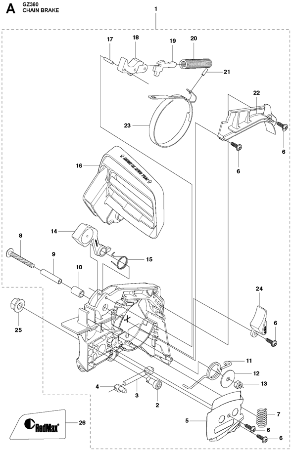 RedMax GZ360 Chainsaw | Partswarehouse