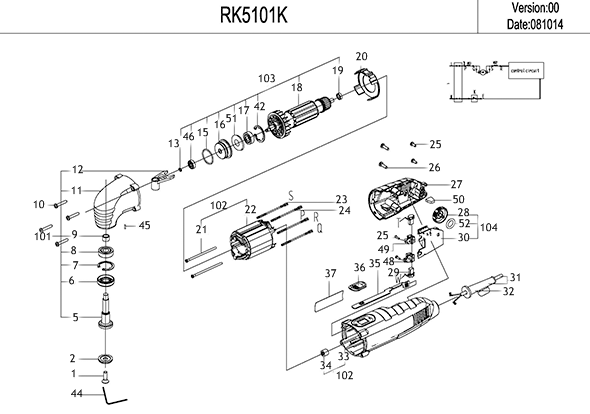 Rockwell RK5101K SoniCrafter Partswarehouse