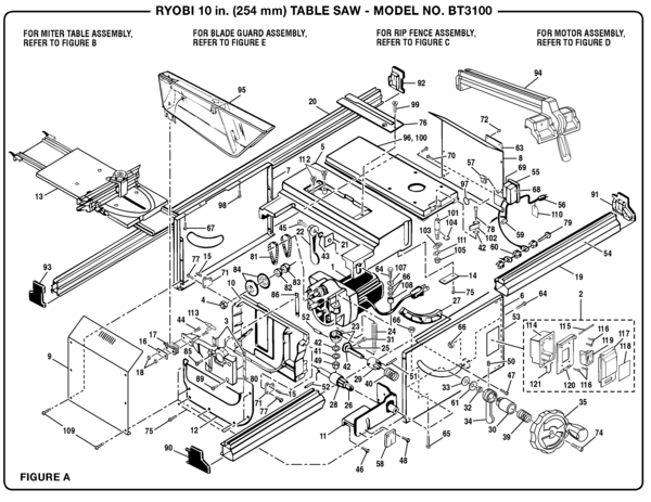 Ryobi BT3100 10