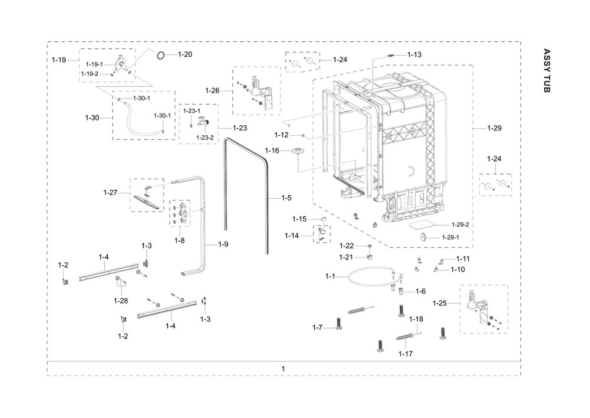 Samsung DD82-01433A Dishwasher Installation Bracket Kit