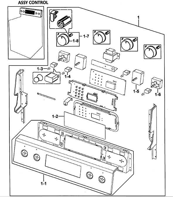 Parts for Samsung FTQ352IWUX/XAA Range & Oven