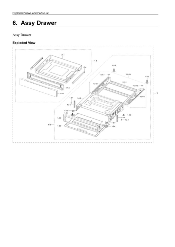 Samsung NE63T8111SS/AA00 Electric Range Partswarehouse