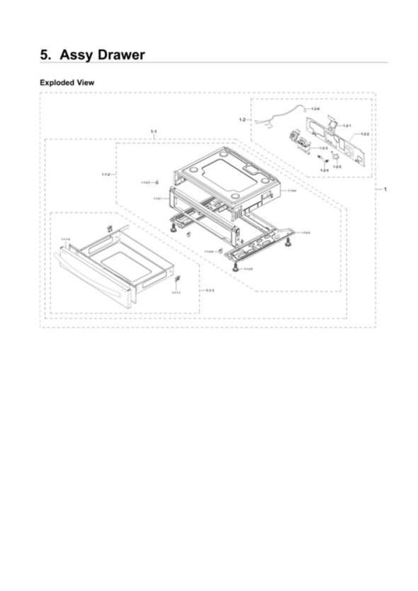 Samsung Nx58h5600ssaa 03 Gas Range Partswarehouse 5610