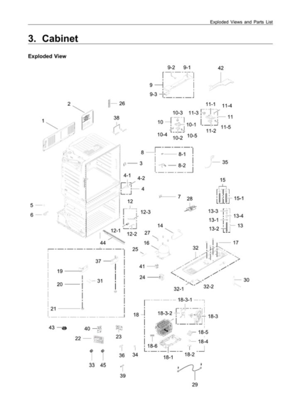 Samsung RF28HMEDBSR/AA13 Refrigerator Partswarehouse