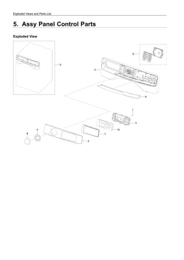 Samsung WF50R8500AV/US-00 Washer | Partswarehouse