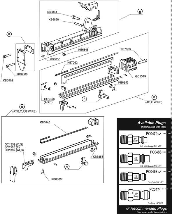 Senco SFT10XP B-Wire Stapler (6S0011N) | Partswarehouse