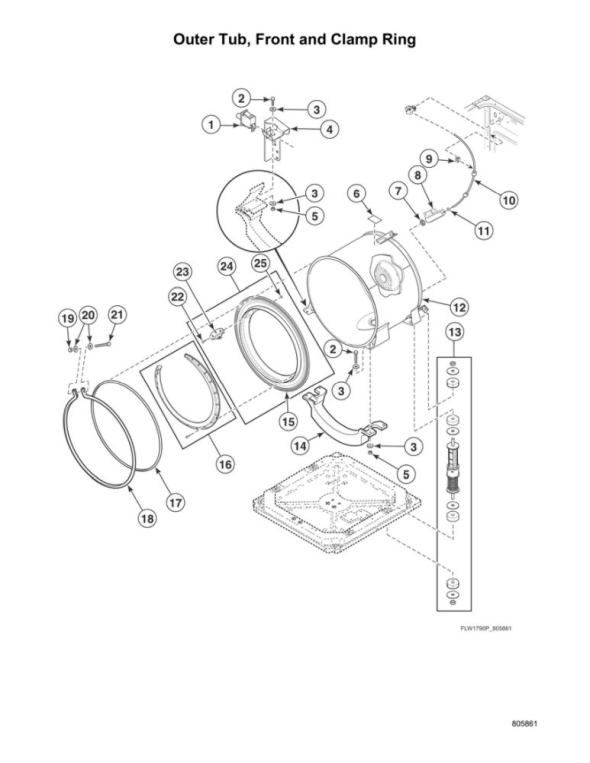 Speed Queen AFNE9RSP113TW01 Washer | Partswarehouse