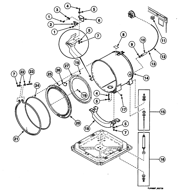 Speed Queen SWFX71QN Washer | Partswarehouse