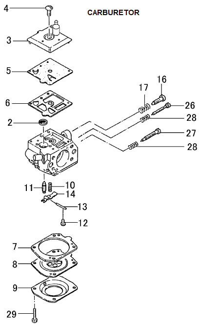 Tanaka TC47R 47cc Engine | Partswarehouse