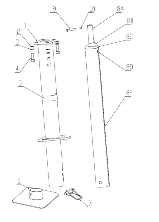 Protective Cover For Ultra-Fab Electric Tongue Jack Nigeria - View #2