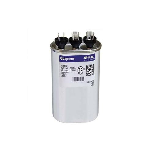 Dual Capac 25/5 Mfd 370V Oval #P291-2553 for Carrier