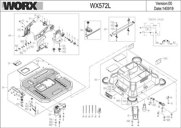 User manual Worx WX372 (English - 96 pages)