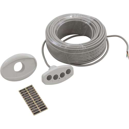 Control Panel, Pentair, IntelliTouch, iS4, 100ft Cord, White 