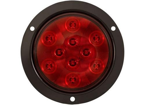 Optronics Led Tail Light 4In Flange Red10 Diodes #OTR-STL42RBP - Rv ...