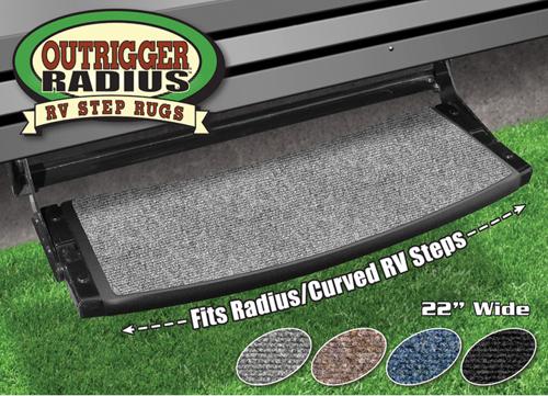 Prest-O-Fit Outrigger Radius Rv Step Rug (22In Wide) Castle Gray #POF-2 ...