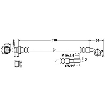 Brake Hydraulic Hose