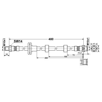 Brake Hydraulic Hose