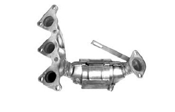 Catalytic Converter with Integrated Exhaust Manifold