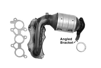 Catalytic Converter with Integrated Exhaust Manifold