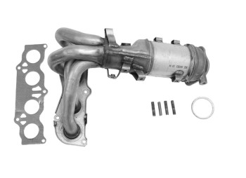 Catalytic Converter with Integrated Exhaust Manifold