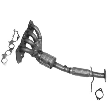Catalytic Converter with Integrated Exhaust Manifold