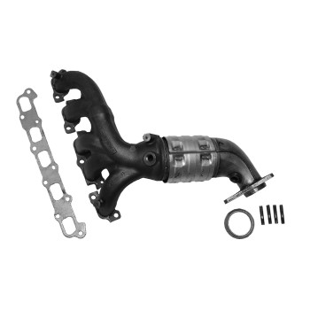 Catalytic Converter with Integrated Exhaust Manifold