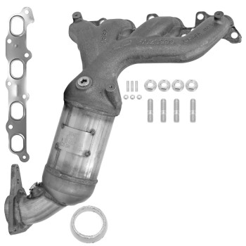 Catalytic Converter with Integrated Exhaust Manifold
