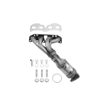 Catalytic Converter with Integrated Exhaust Manifold