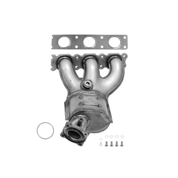 Catalytic Converter with Integrated Exhaust Manifold
