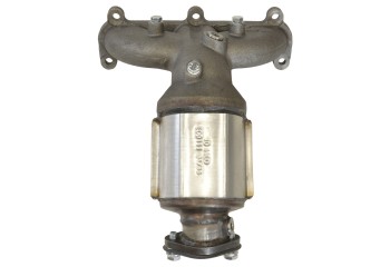 Catalytic Converter with Integrated Exhaust Manifold