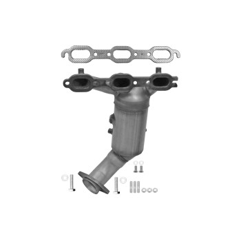 Catalytic Converter with Integrated Exhaust Manifold