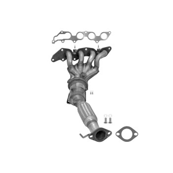 Catalytic Converter with Integrated Exhaust Manifold
