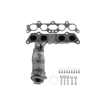 Catalytic Converter with Integrated Exhaust Manifold