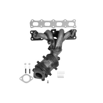 Catalytic Converter with Integrated Exhaust Manifold