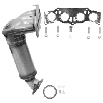 Catalytic Converter with Integrated Exhaust Manifold
