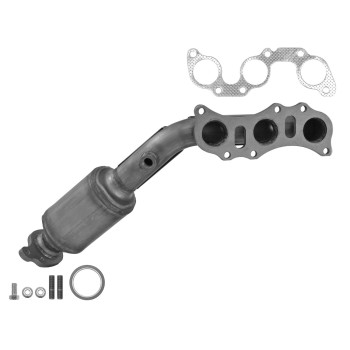 Catalytic Converter with Integrated Exhaust Manifold