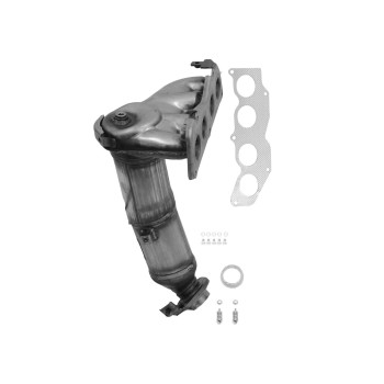 Catalytic Converter with Integrated Exhaust Manifold