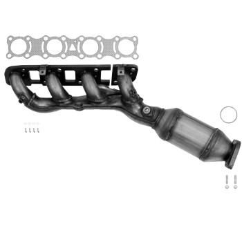 Catalytic Converter with Integrated Exhaust Manifold