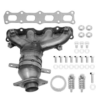 Catalytic Converter with Integrated Exhaust Manifold