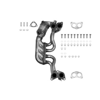 Catalytic Converter with Integrated Exhaust Manifold