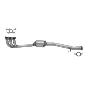 Catalytic Converter with Integrated Exhaust Manifold