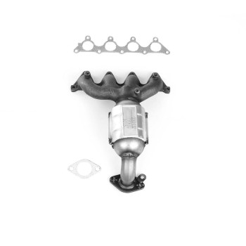 Catalytic Converter with Integrated Exhaust Manifold