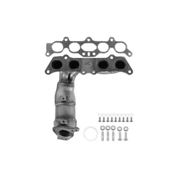 Catalytic Converter with Integrated Exhaust Manifold