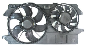 Dual Radiator and Condenser Fan Assembly