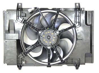 Dual Radiator and Condenser Fan Assembly