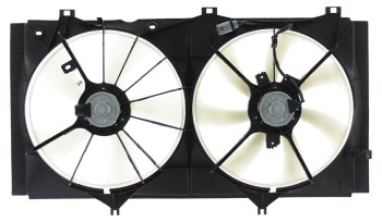Dual Radiator and Condenser Fan Assembly