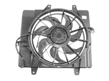 Dual Radiator and Condenser Fan Assembly