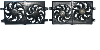 Dual Radiator and Condenser Fan Assembly